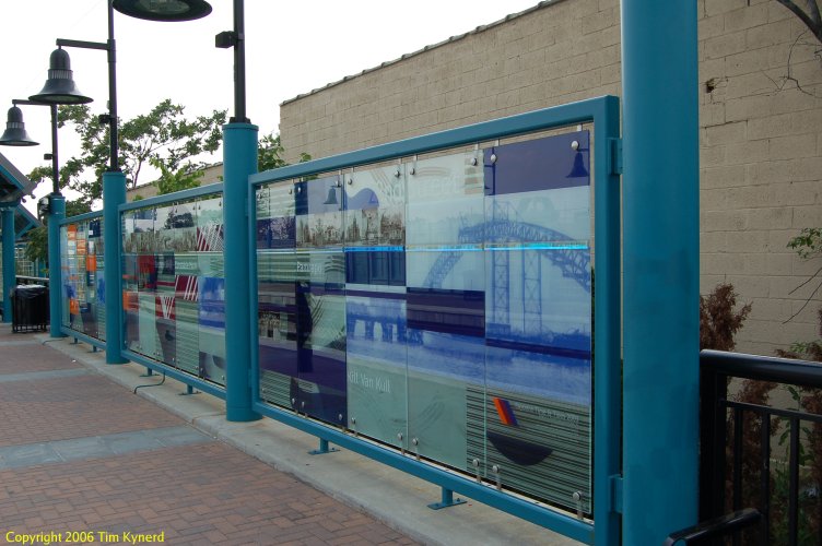 Platform art at 22nd Street