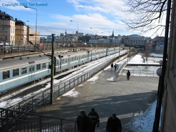 Centralbron, view southward