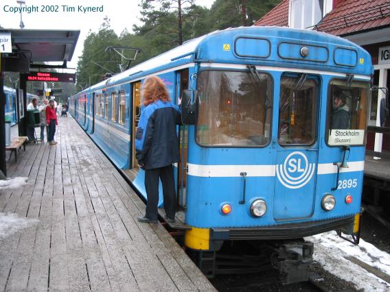 Igelboda, inbound train stopped