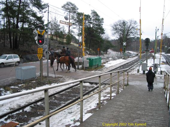Igelboda, road crossing