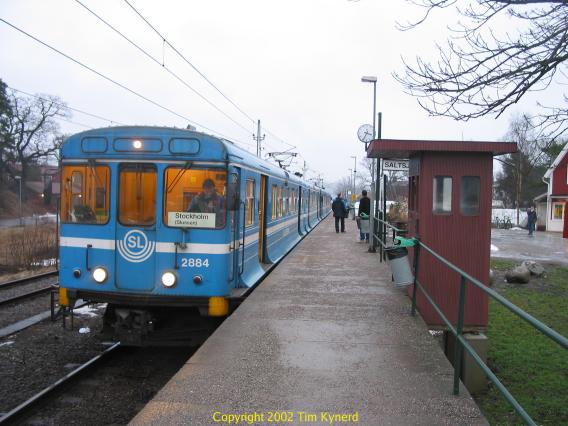 Saltsj&ouml;baden, driver preparing to leave