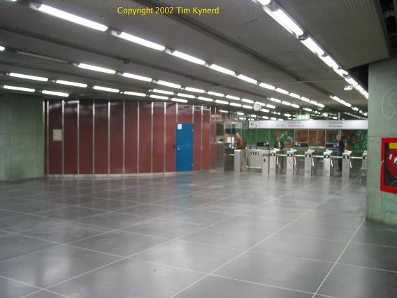 Alby, ticket hall, view 1