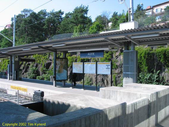 Alvik, view of platform 3/4