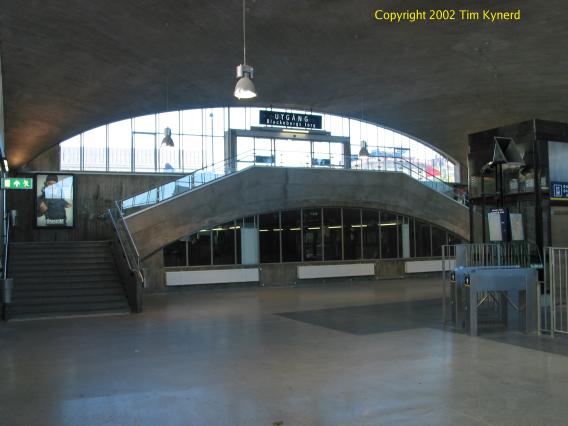 Blackeberg, ticket hall, looking south