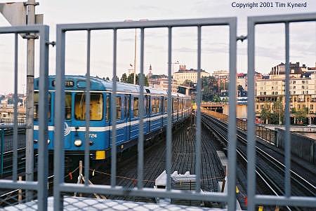 Gamla stan, northbound Tub2 train arriving