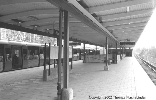 Hagsätra, station platform