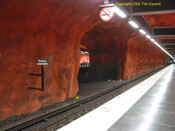 Rinkeby, track 3, looking north