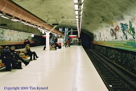 Rissne, looking timetable north