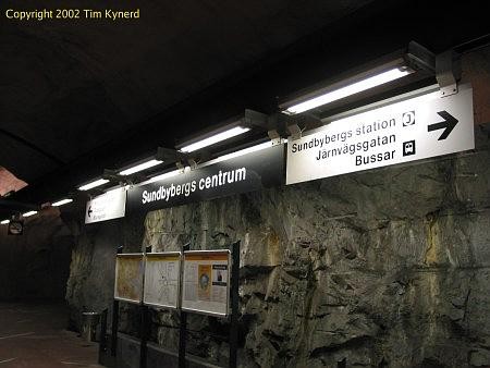 Sundbybergs centrum, signage