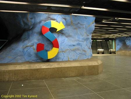 Stadion, the big colored "S"
