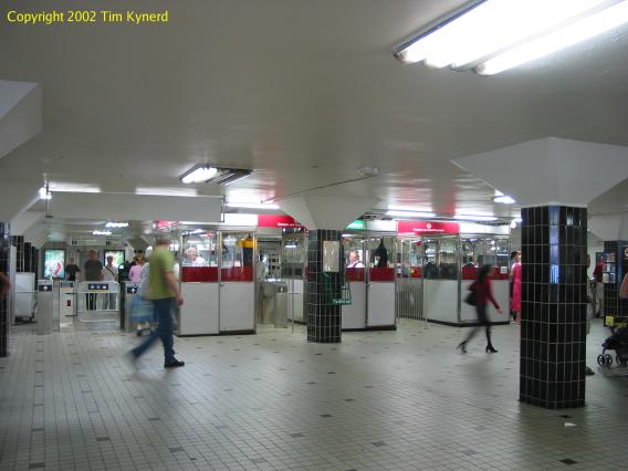 T-Centralen, north ticket hall, ticket booths