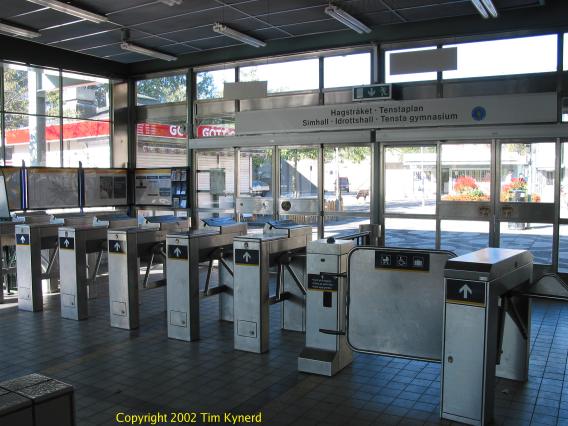 Tensta, north ticket hall