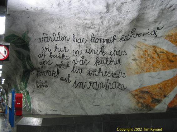 Tensta, Norman quotation