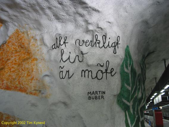 Tensta, Büber quotation