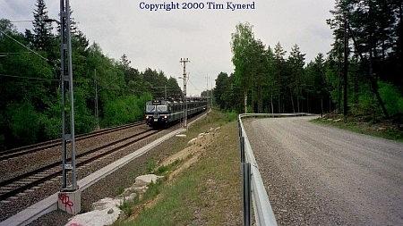 Haninge centrum, southbound train