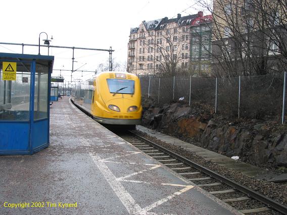 Karlberg, southbound Arlanda Express