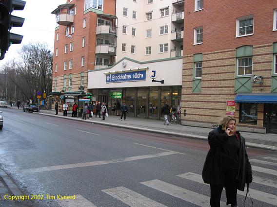 Stockholms södra, entrance from Rosenlundsgatan