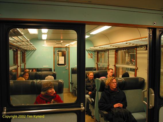 Stockholms södra, interior of a Danish car