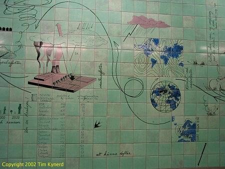 Universitetet, more tile-panel artwork